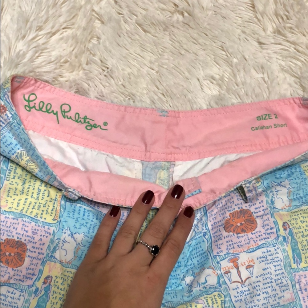 Lilly Pulitzer Horiscope Callahan Shorts - Picture 3 of 3